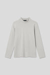 EDUARDO Men's Long Sleeve Semi-Over Fit Brushed Heavy Cotton Blend Mock Neck Top.