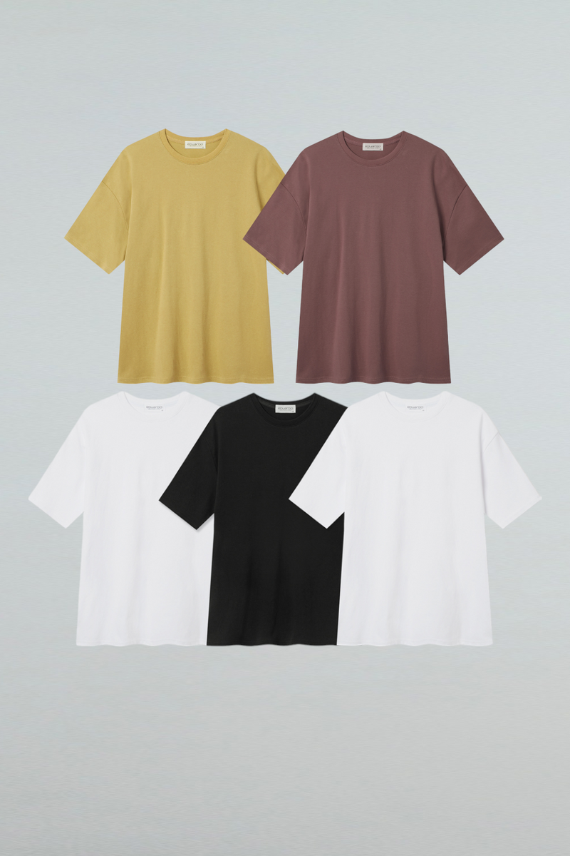 Luxe Comfort, Cotton Modal Blend Anyone Over Fit Short Sleeve T-Shirt First Collection