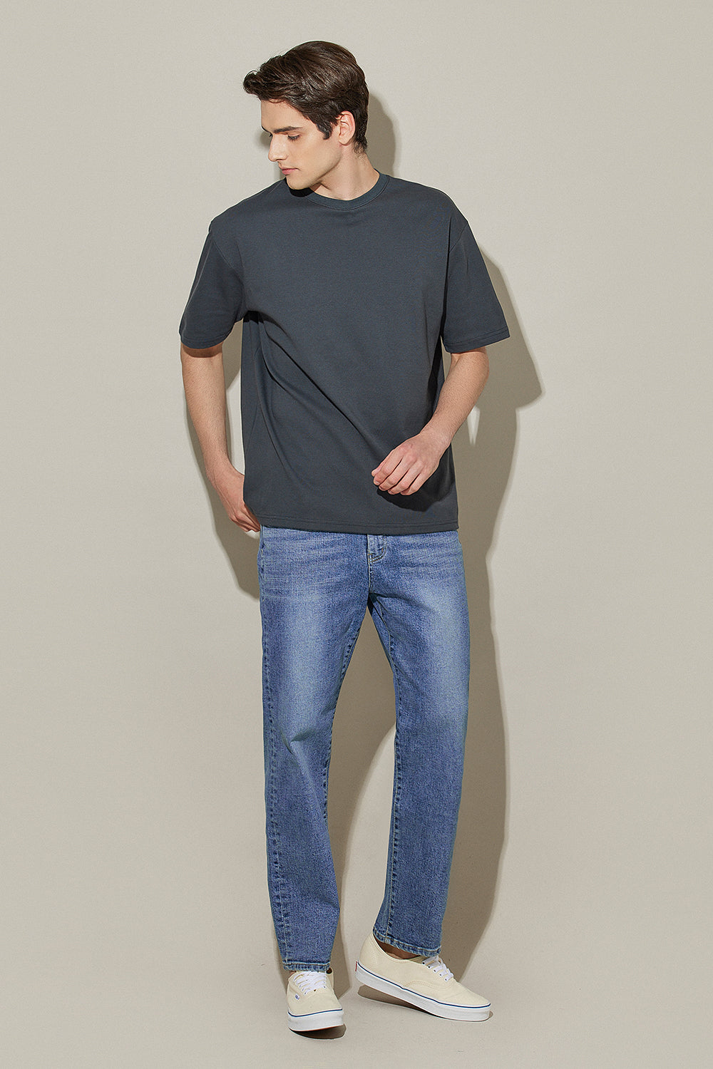 Loose-Fit Crew-Neck T-Shirt for Men